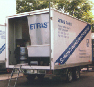 The mobile ETRAS trailer